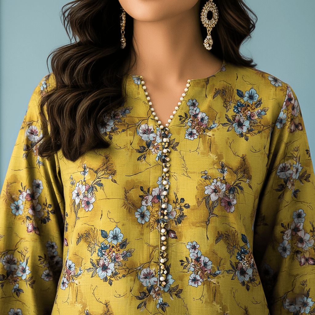 Premium Fine Khaddar Digital Printed 3PC Suit | Premium Winter Collection 2025