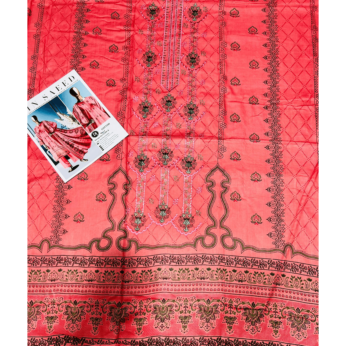 Bin Saeed 3 Piece Printed Cotton | Premium Unstitched Summer Collection 2025