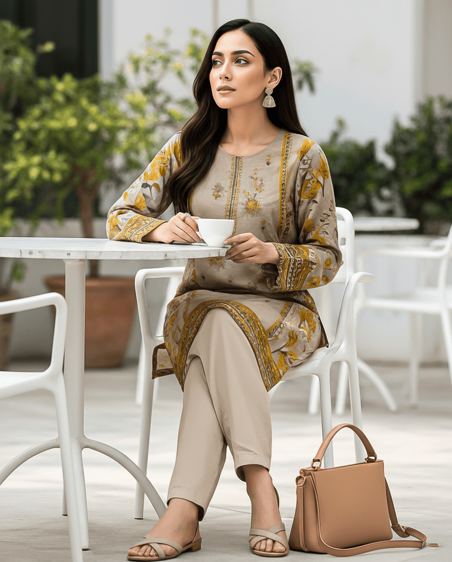 Bin Saeed Luxury Lawn 3-Piece Suit | Premium Women's Collection