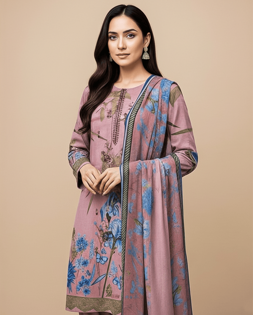 Bin Saeed Luxury Lawn 3-Piece Suit | Premium Women's Collection