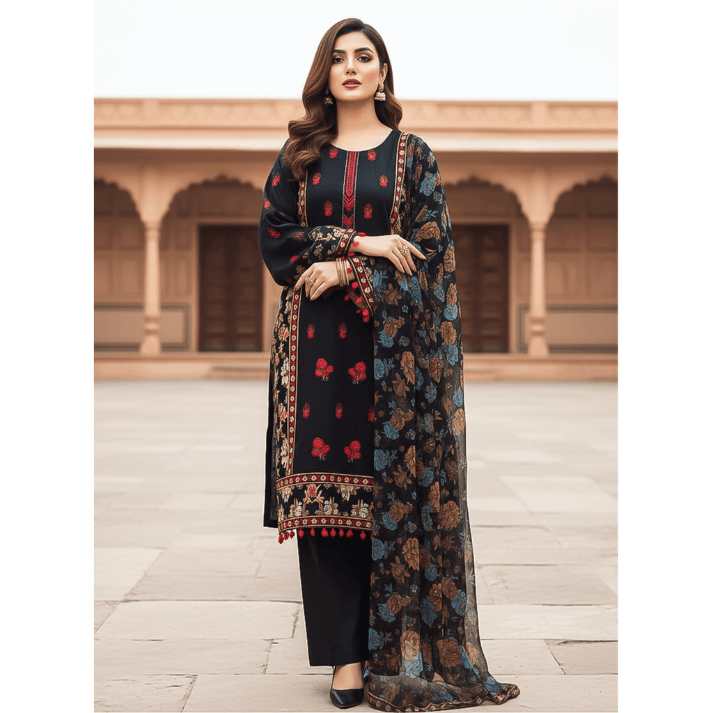Bin Saeed Luxury Cotton 3 Piece Suit – Premium Cotton Collection