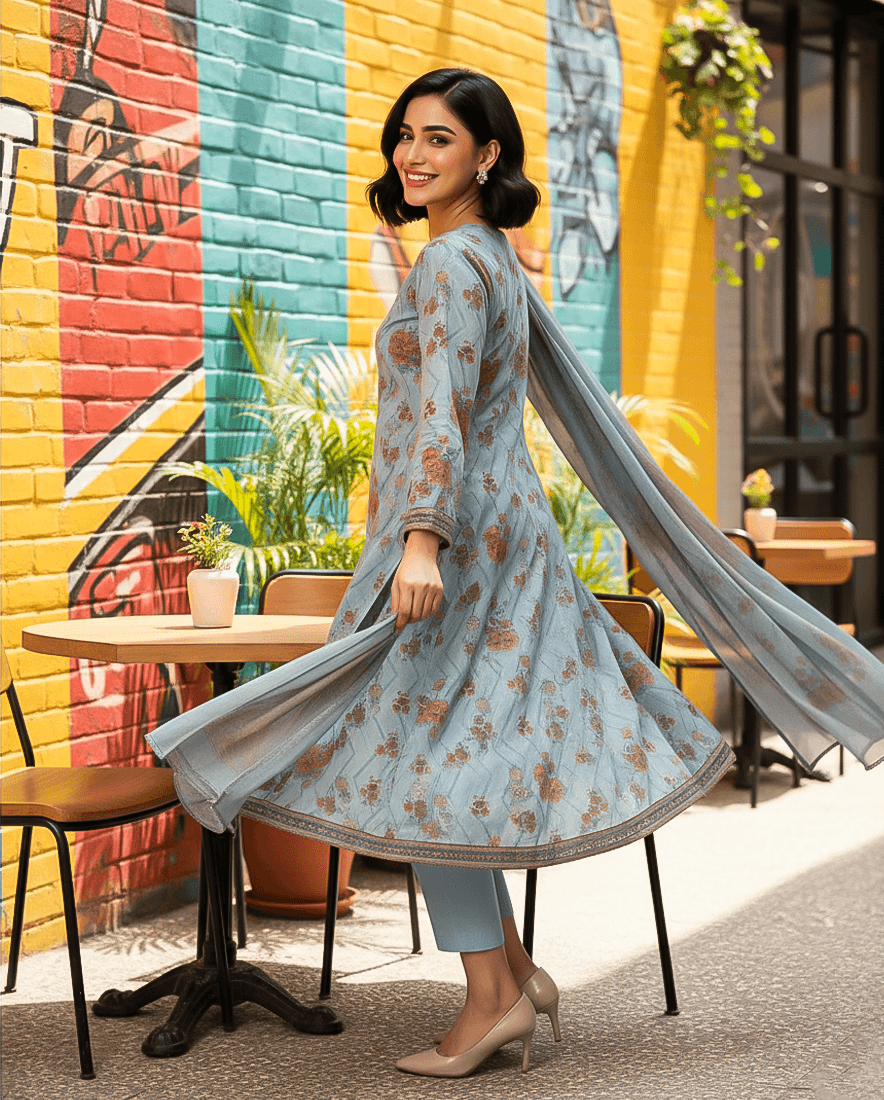 Bin Saeed Luxury Lawn 3-Piece Suit | Premium Women's Collection