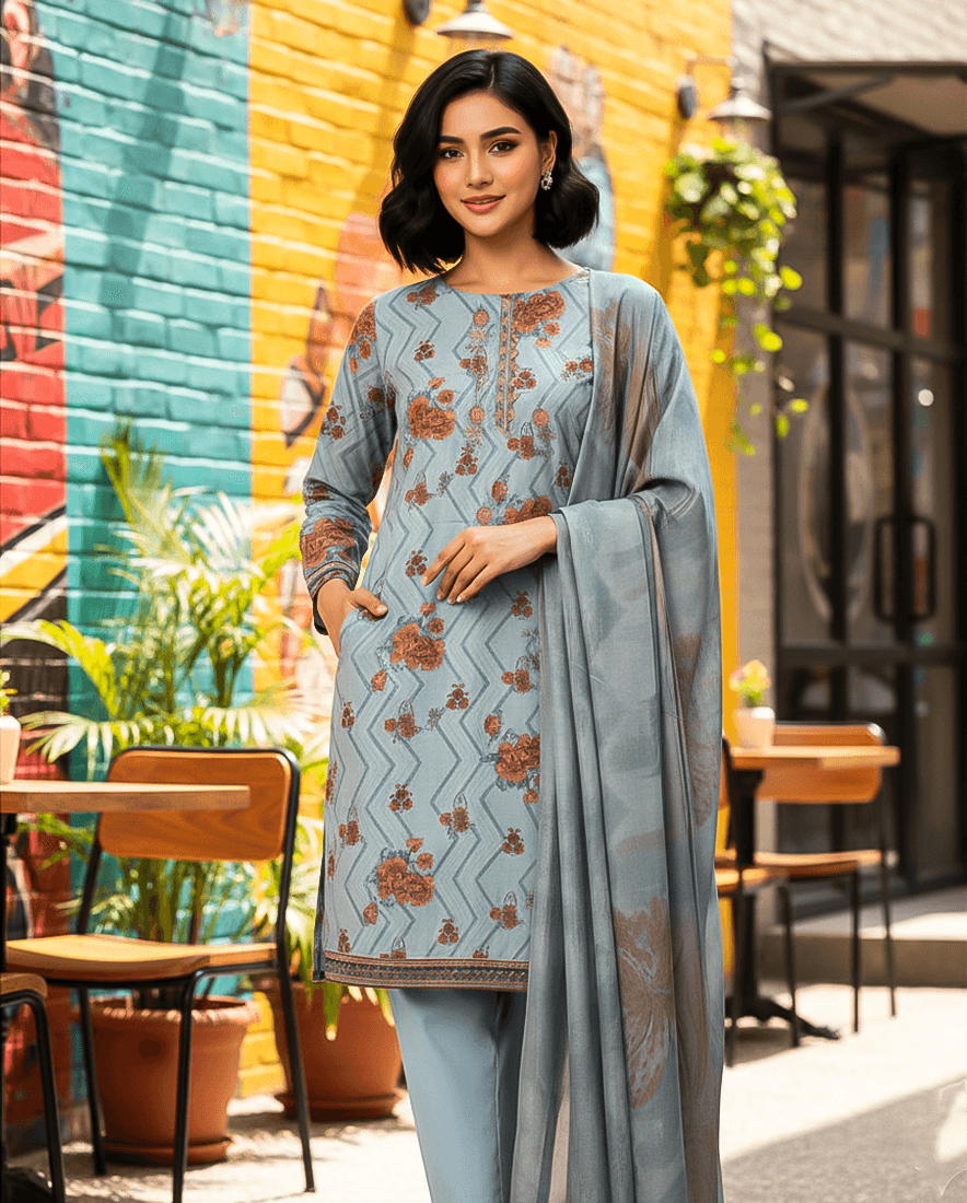 Bin Saeed Luxury Lawn 3-Piece Suit | Premium Women's Collection