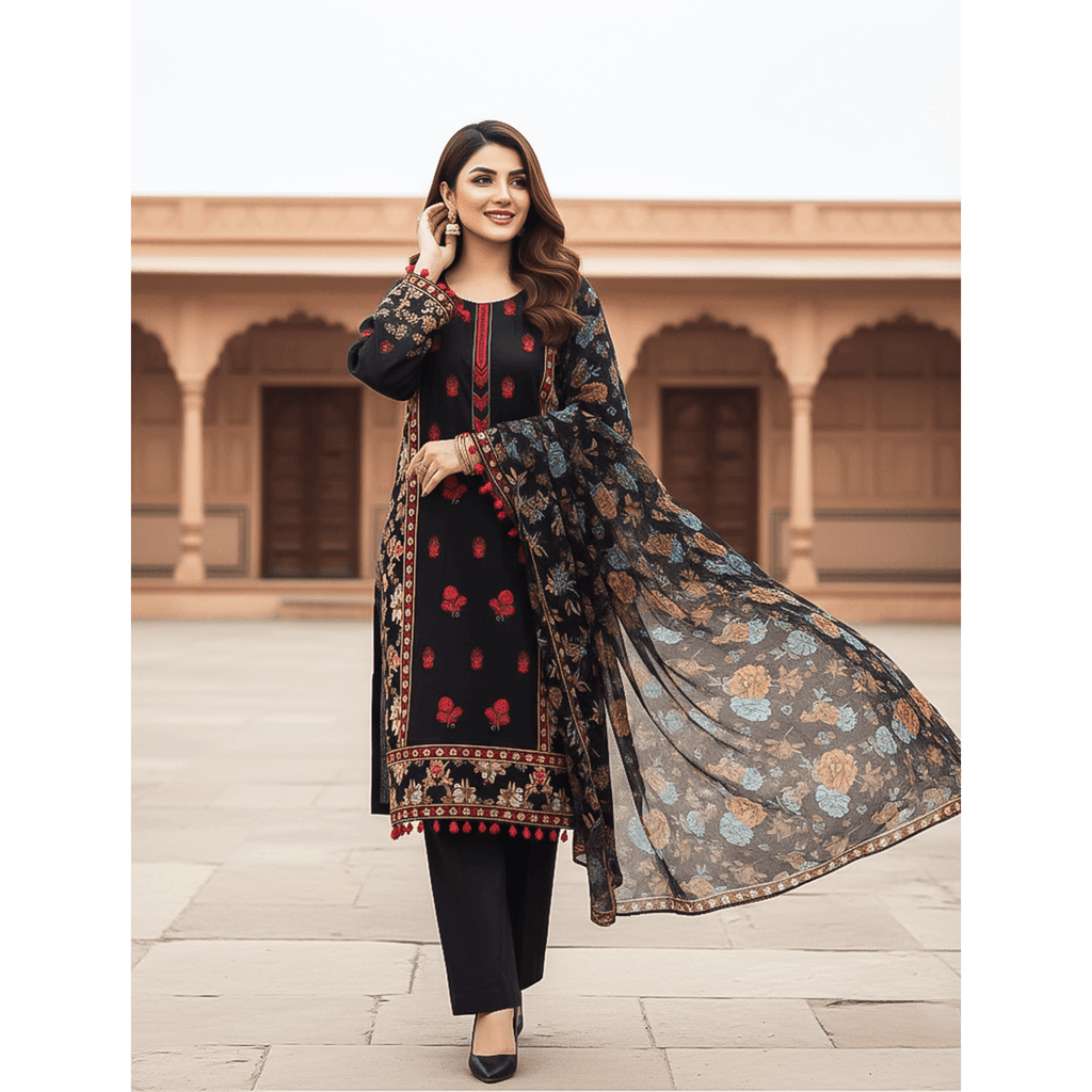 Bin Saeed Luxury Cotton 3 Piece Suit – Premium Cotton Collection